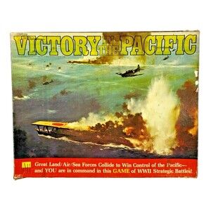 Victory in the Pacific Vintage 1977 Avalon Hill Military WWII Board Game